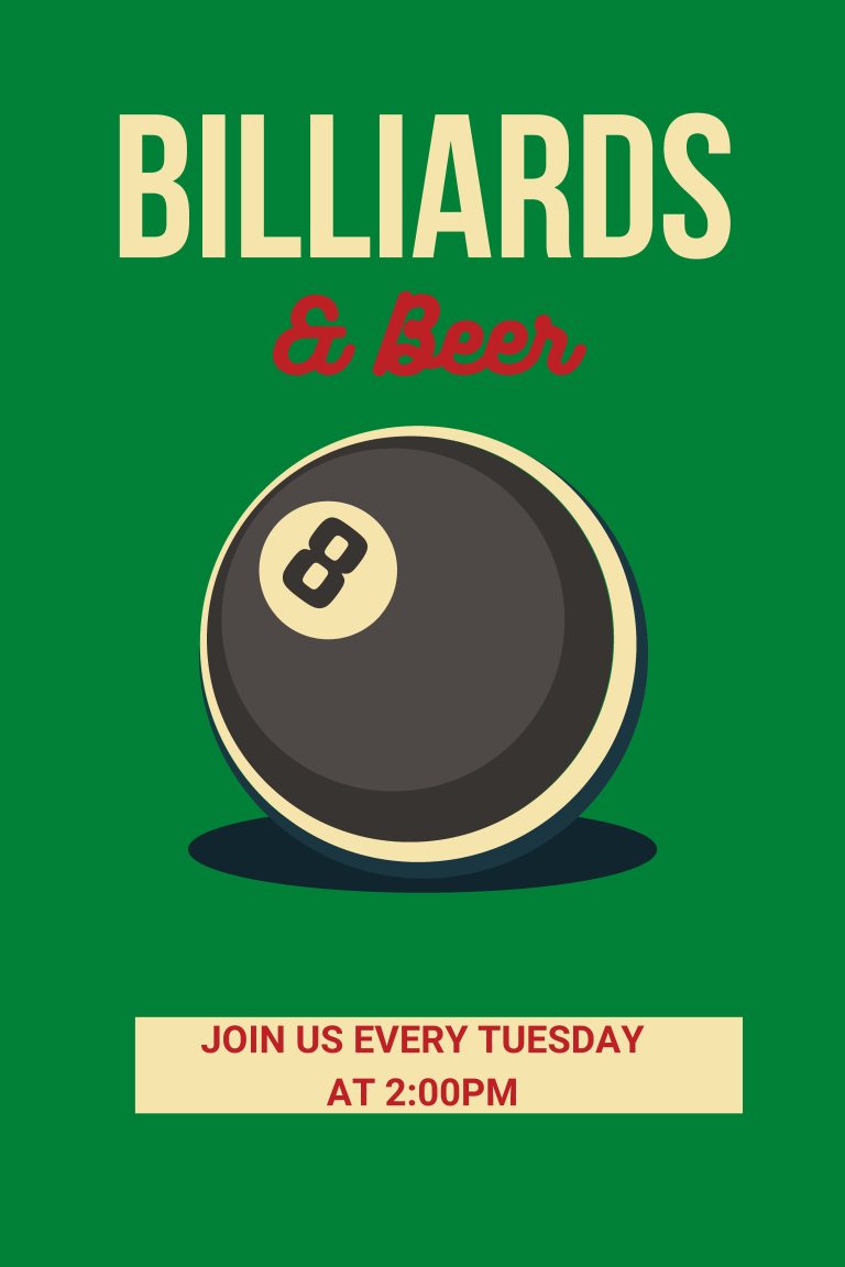 Wednesday Billiards and Beer