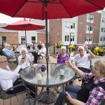 Happy hour at Kingsway Aurora Retirement Residence